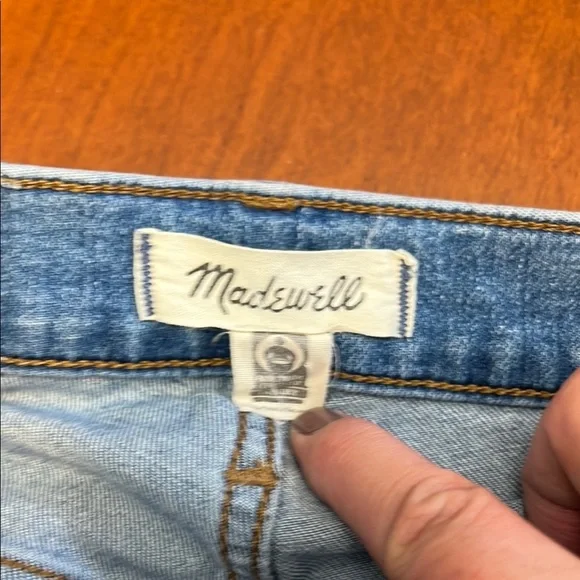 Madewell 10 inch High Rise Raw Hem Jeans - Picture 9 of 10